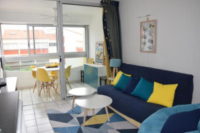 ARGELES PLAGE STUDIO PISCINE PARK. PRIVATIF DANS RES. SECURISEE